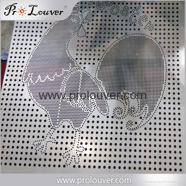 Aluminum perforating panel 3