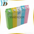 customized portable milk box shell 2200mAh power bank 1