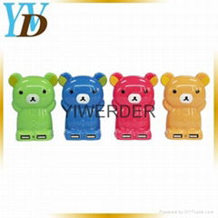 customized bear shell 5200mAh gift power bank charger