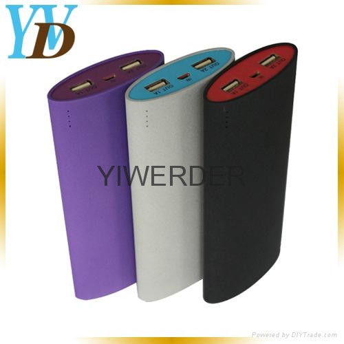 wholesale 18000mAh double USB external power bank charger