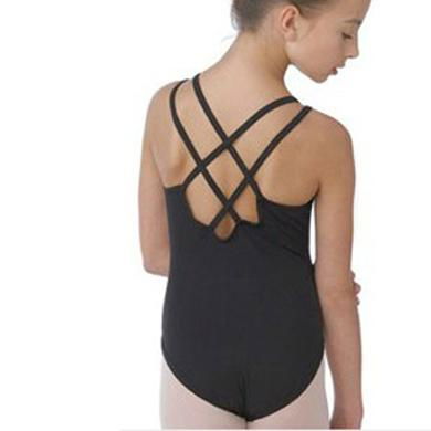 Child ballet leotard with double straps camisole