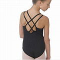 Child ballet leotard with double straps camisole