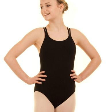 Child ballet leotard with double straps camisole 2