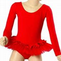 Child long sleeve ballet tutu 3