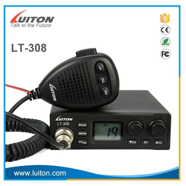 LT-308 luiton new developed LCD display 40 channels am fm 27mhz cb radio
