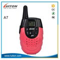 2017 Mini Portable Toy Two Way Radio PMR Walkie Talkie Luiton A7 4