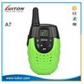 2017 Mini Portable Toy Two Way Radio PMR Walkie Talkie Luiton A7 5