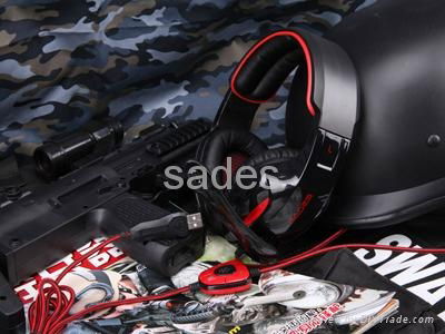 Wired Gaming Headset with Microphone (SA-902) 4