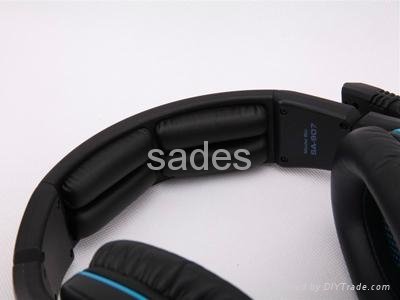 2013 New Top Level SA-907 7.1 Sound Glittering Gaming Headset 3