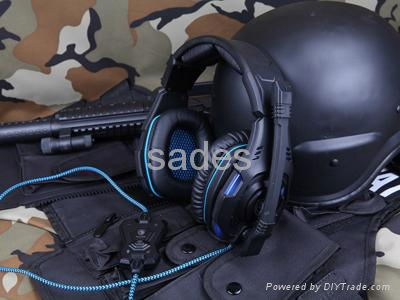 2013 New Top Level SA-907 7.1 Sound Glittering Gaming Headset 4