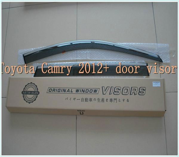 Injection wind deflector for Toyota Camry 2012+ [ with stainless brightwisp ]