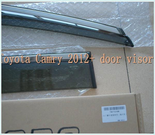 Injection wind deflector for Toyota Camry 2012+ [ with stainless brightwisp ] 3