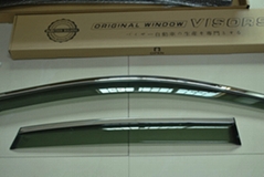 Honda CRV2012++ chrome door visor /weathertech [injection]