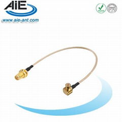 MCX male-RP SMA female cable assembly