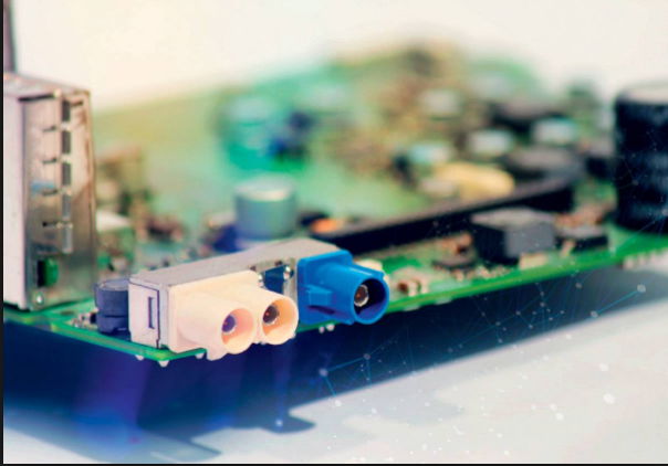 Fakra SMB connector for PCB 4