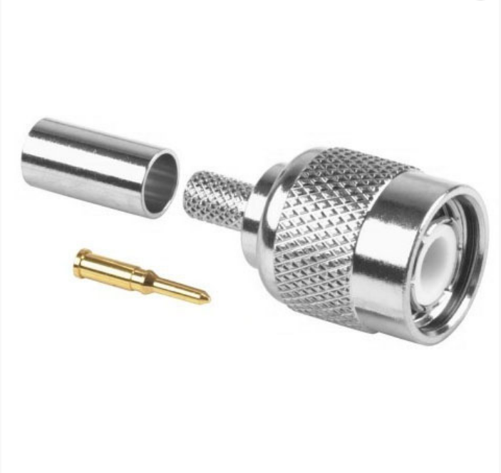 TNC Male Crimp Connector for RG58/LMR195 Cable AIETNCM58 AIE