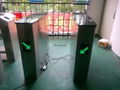 LED Light Display Full Height Sliding Speed Turnstile Gate 4