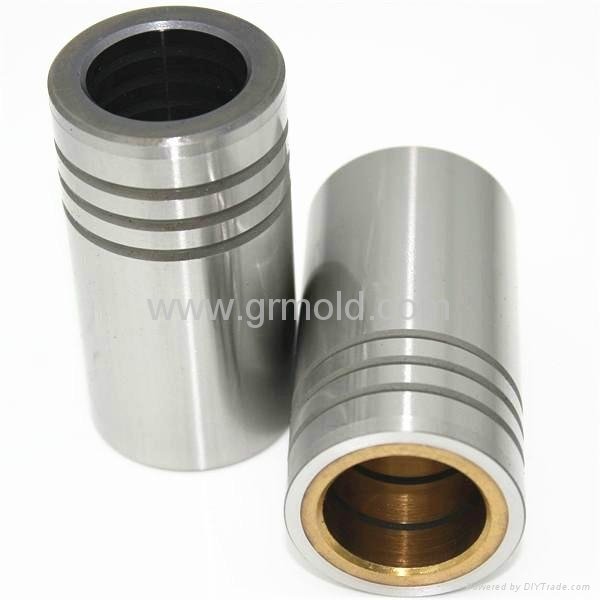 Bronze plated straight guide bushings with grease oil grooves 2