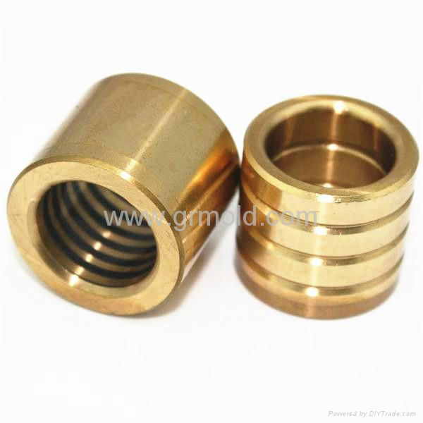 Self lubricated metric bronze headless guide bushes with graphite for die sets 4