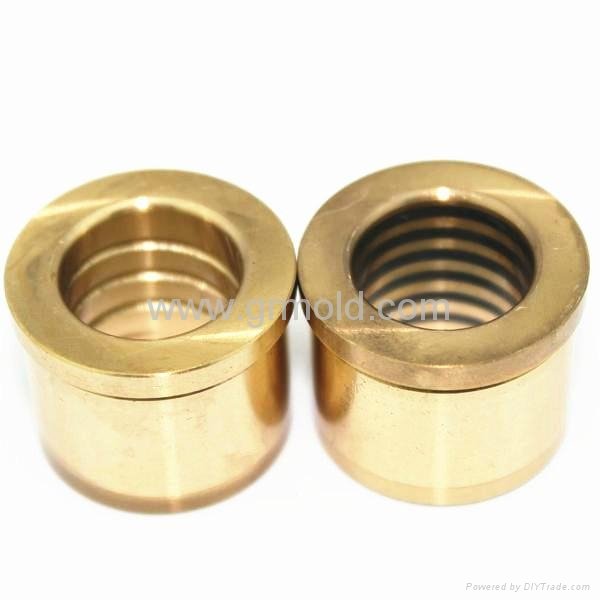 Self lubricated metric bronze headless guide bushes with graphite for die sets 5