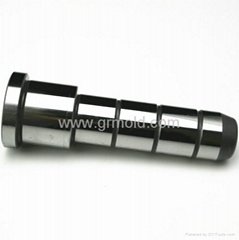 Hardened steel shoulder oil groove guide pillars with collar Two steps