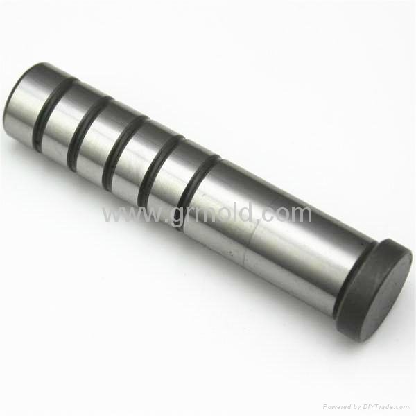 Heat treated head oil groove guide posts for metal die casting moulds 1