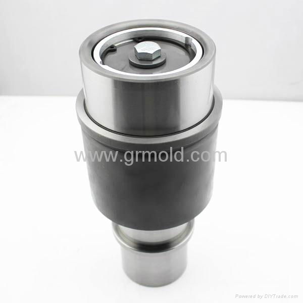 Demountable ball bearing guide post bushing for automotive mould components 2