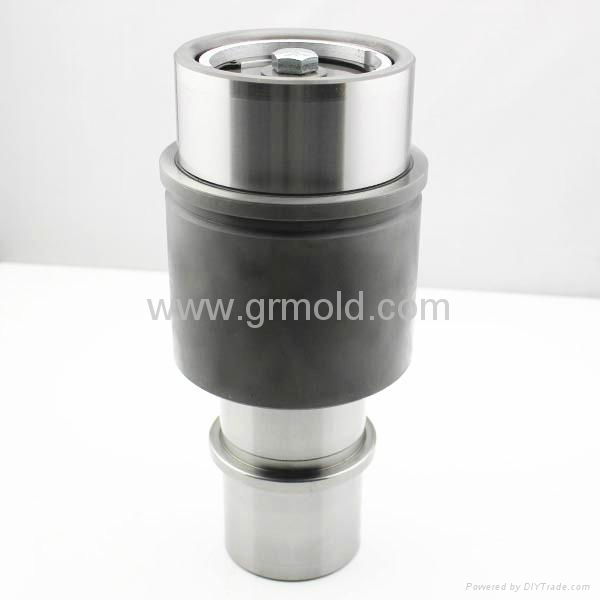 Demountable ball bearing guide post bushing for automotive mould components 4