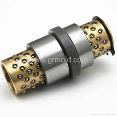 Custom brass ball cage shouldered guide bushes with collar