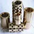 Self lubricating bronze graphite guide bushing with graphite for injection mould