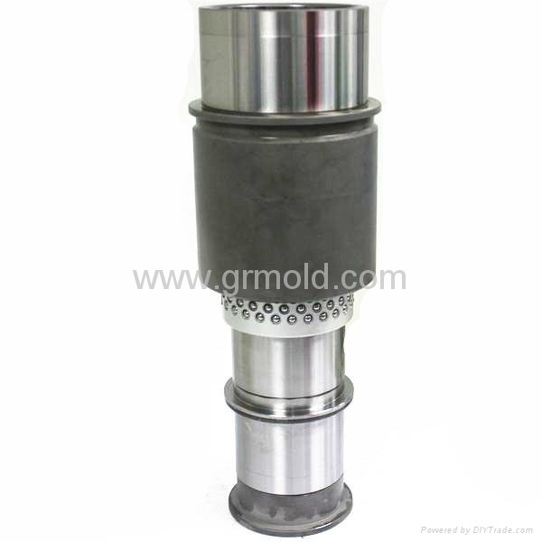 Demountable ball bearing guide post bushing for automotive mould components 3