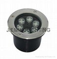 6W AC85-265V LED underground light 6000k cold white 3