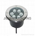 6W AC85-265V LED underground light 6000k cold white 4