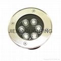 6W AC85-265V LED underground light 6000k cold white 5