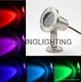 304 Stainless Steel 12V 24V IP68 LED Underwater Light Mini Swimming Pool Lamp 1W 