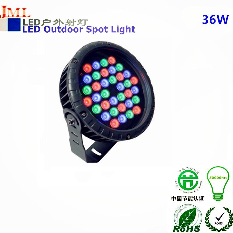 LED聚光燈RGB投光燈單顆大功率氾光燈戶外防水投射燈flood light 4