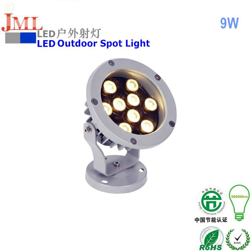 LED聚光灯RGB投光灯单颗大功率泛光灯户外防水投射灯flood light 3