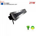 LED outdoor floodlight garden long strip buried lamps 3w 5W 12W 18W