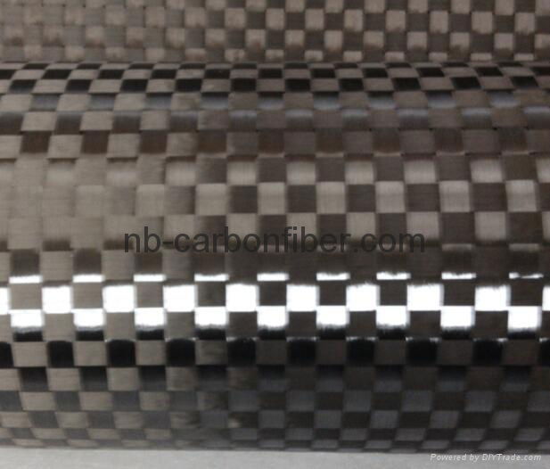 12K 200g carbon fiber spread tow fabric plain weave 2