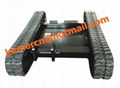 rubber track undercarriage for drilling