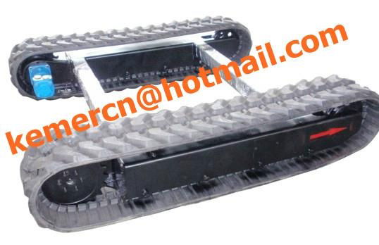 rubber track undercarriage with slew bearing 2