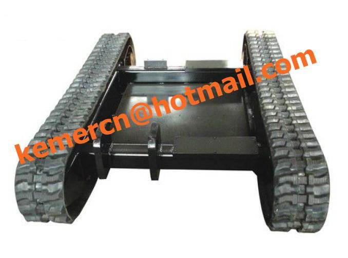 rubber track undercarriage with slew bearing 3