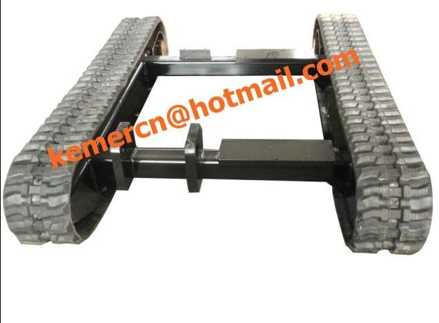 rubber track undercarriage with slew bearing 4