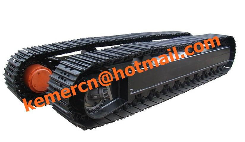 1-60 ton steel crawler undercarriage steel track undercarriage 4