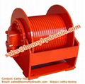 compact hydraulic winch