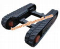 1-30 ton rubber track frame (rubber track undercarriage) 2