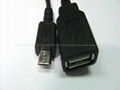 Micro USB M/F cable with OTG 2