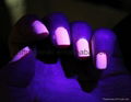 glow in dark uv nail gel polish shiny in the darkness