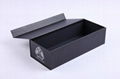 high quality black paper wine box  1