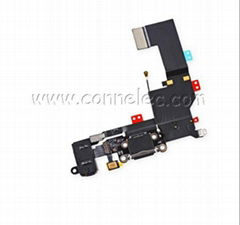 Iphone 5S lightning connector and headphone jack